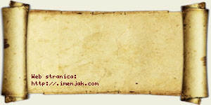 Rafailo Bzenić vizit kartica